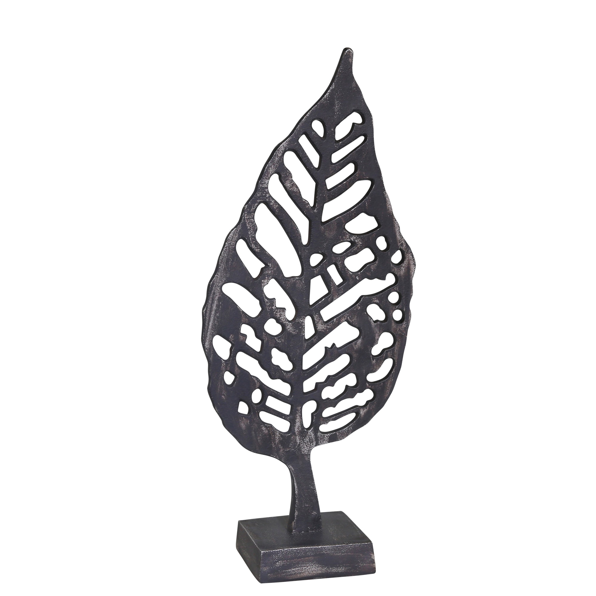Sagebrook Home 14586-03 Black Aluminum Modern Sculpture