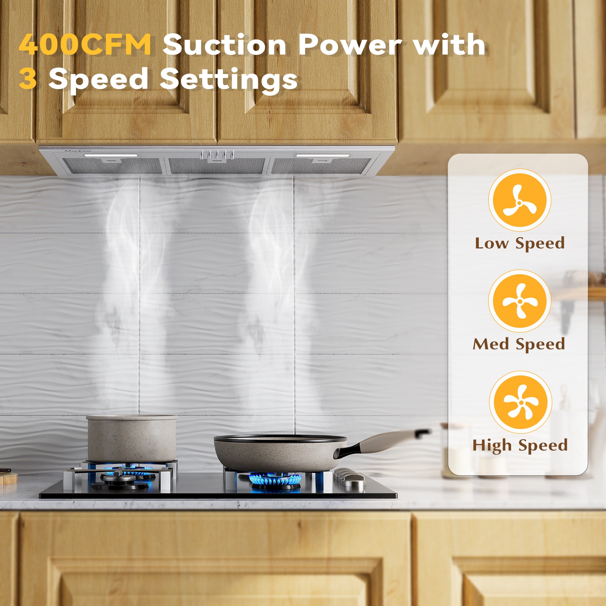 VIKIO HB0136A Undercabinet-Range-Hoods - View #3