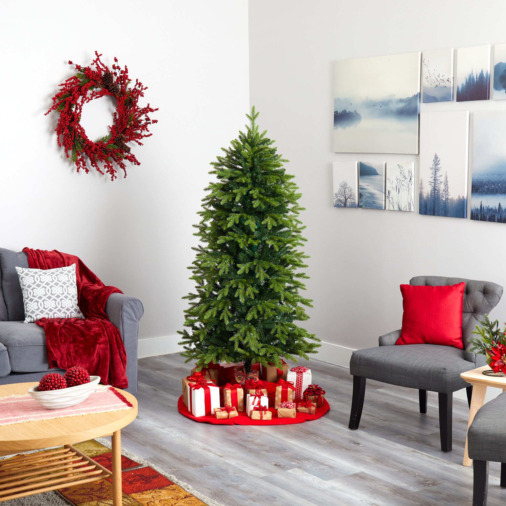 Nearly Natural T1645 Artificial-Christmas-Trees - View #8