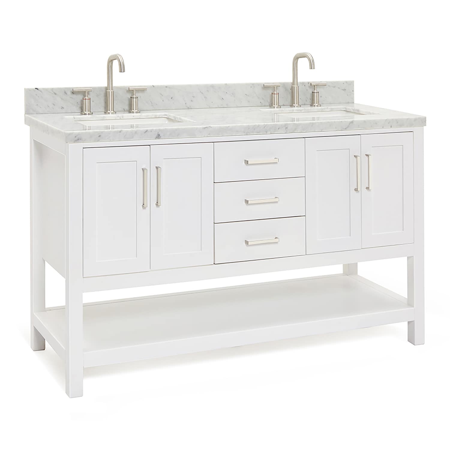 ARIEL S061DCWRVOWHT Bath-Vanity-Combo - View #3