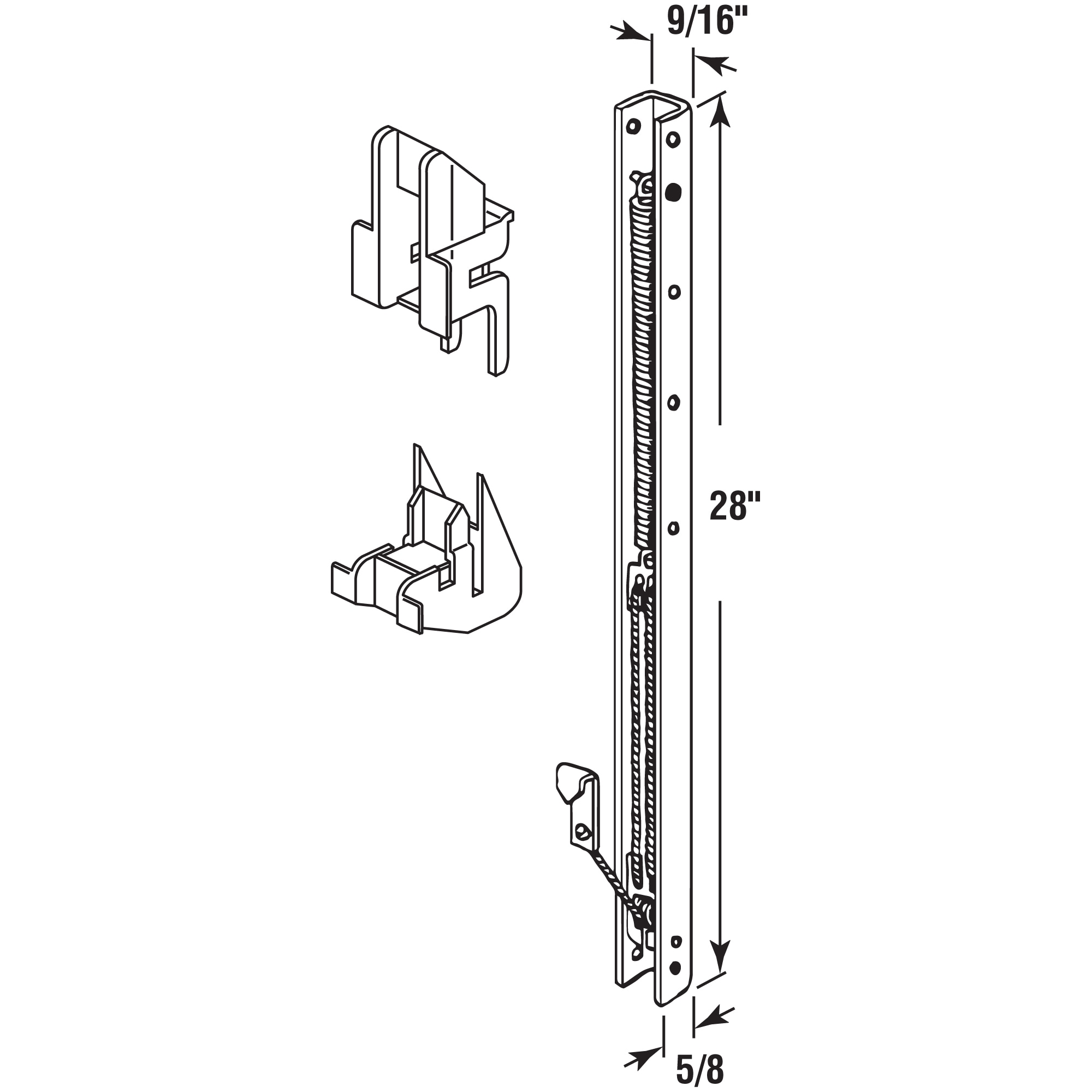 Prime-Line FA 2730-E1 Window-Sash-Balances - View #2