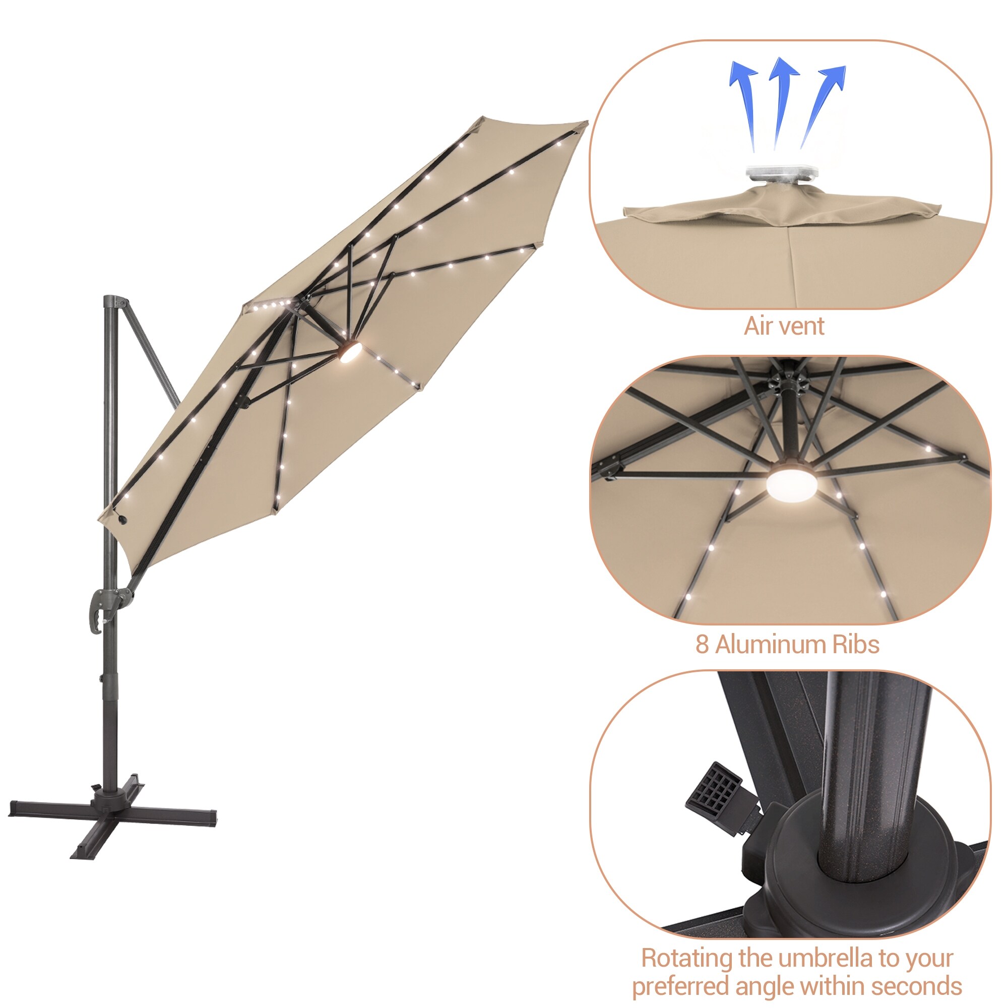 ACEGOSES LW-335SD-LED Umbrellas-2 - View #6