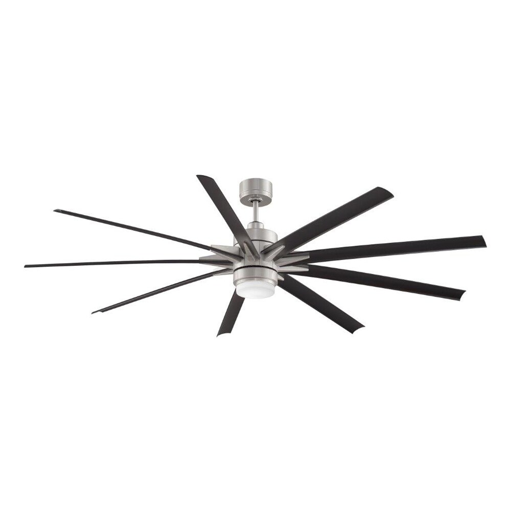  FPD8149BNWBL Odyn 84-in LED Propeller Ceiling Fan with Light Kit and Remote (9-Blade)