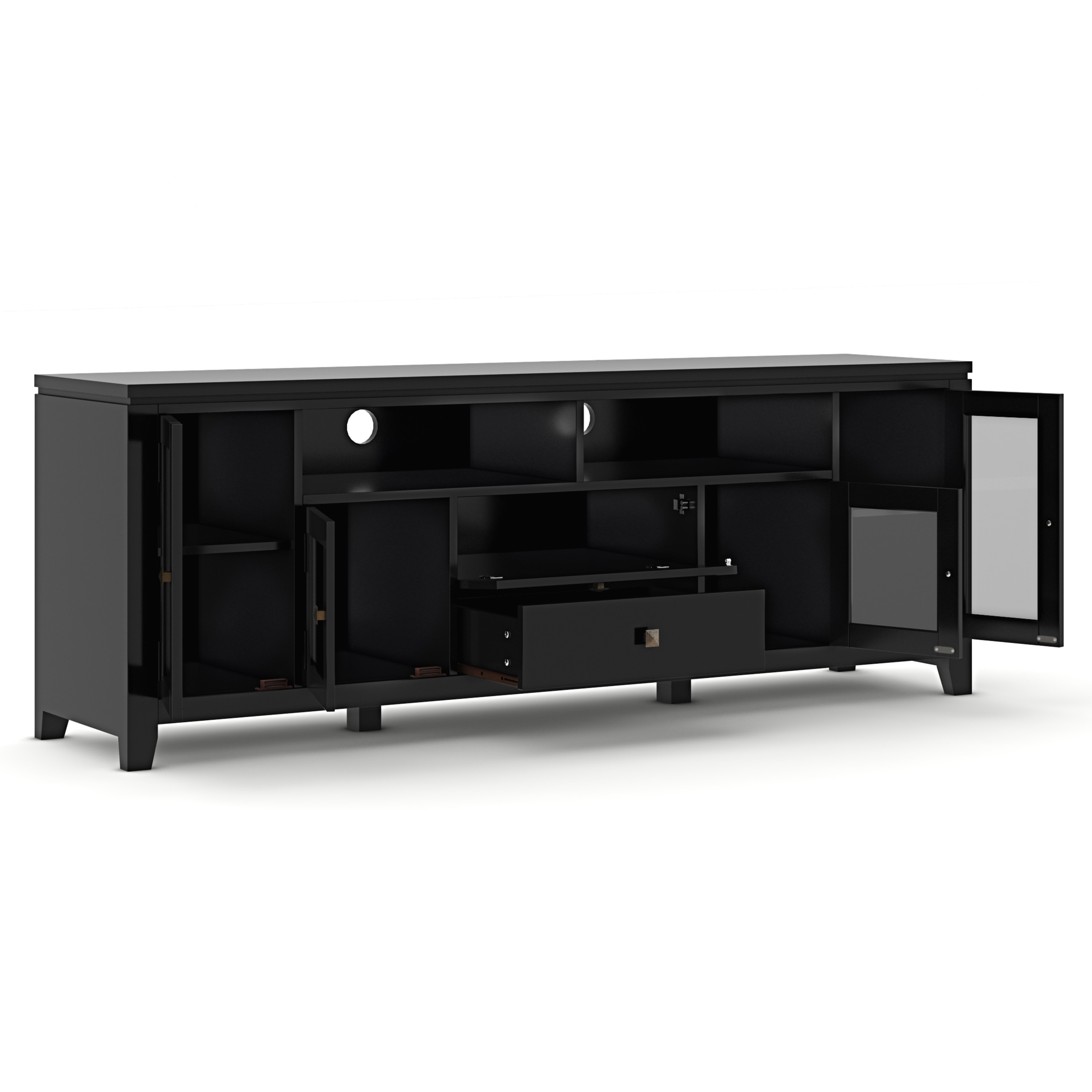 Simpli Home AXCCOS72-BL Tv-Stands - View #3