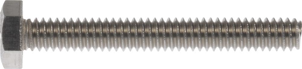 Hillman 5/16-in x 2-in Stainless Coarse Thread Hex Bolt (3-Count) in the Hex  Bolts department at