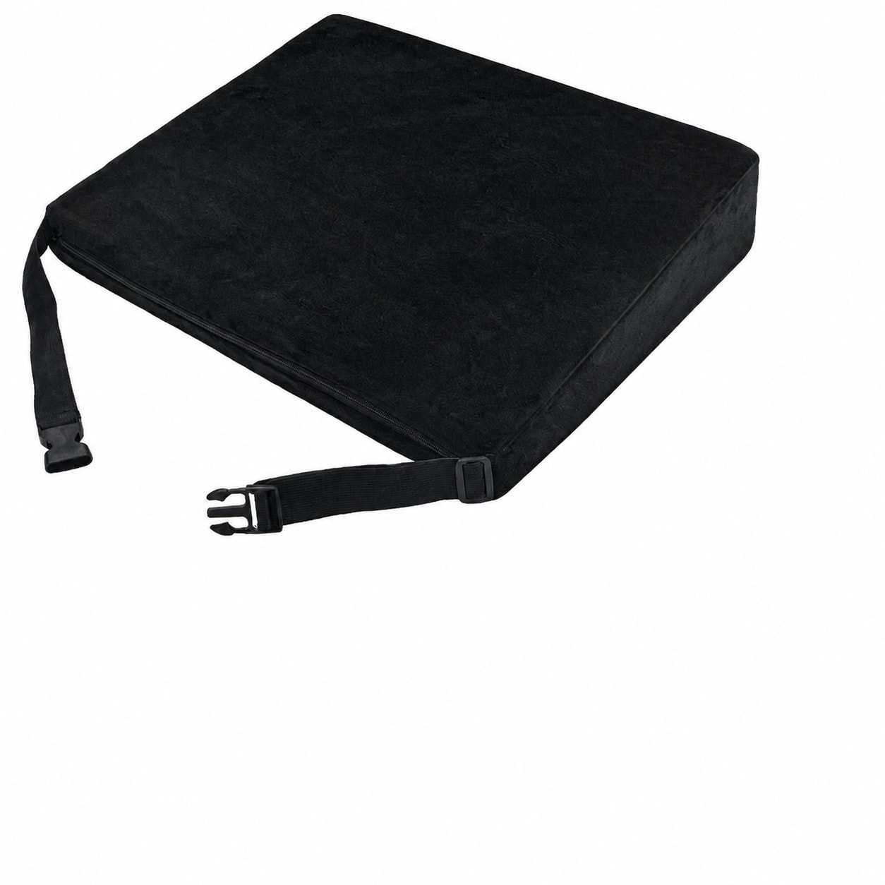 Aoibox  Velvet High Density Foam Wedge Wheelchair Seat Cushion with Adjustable Strap for Chair Support