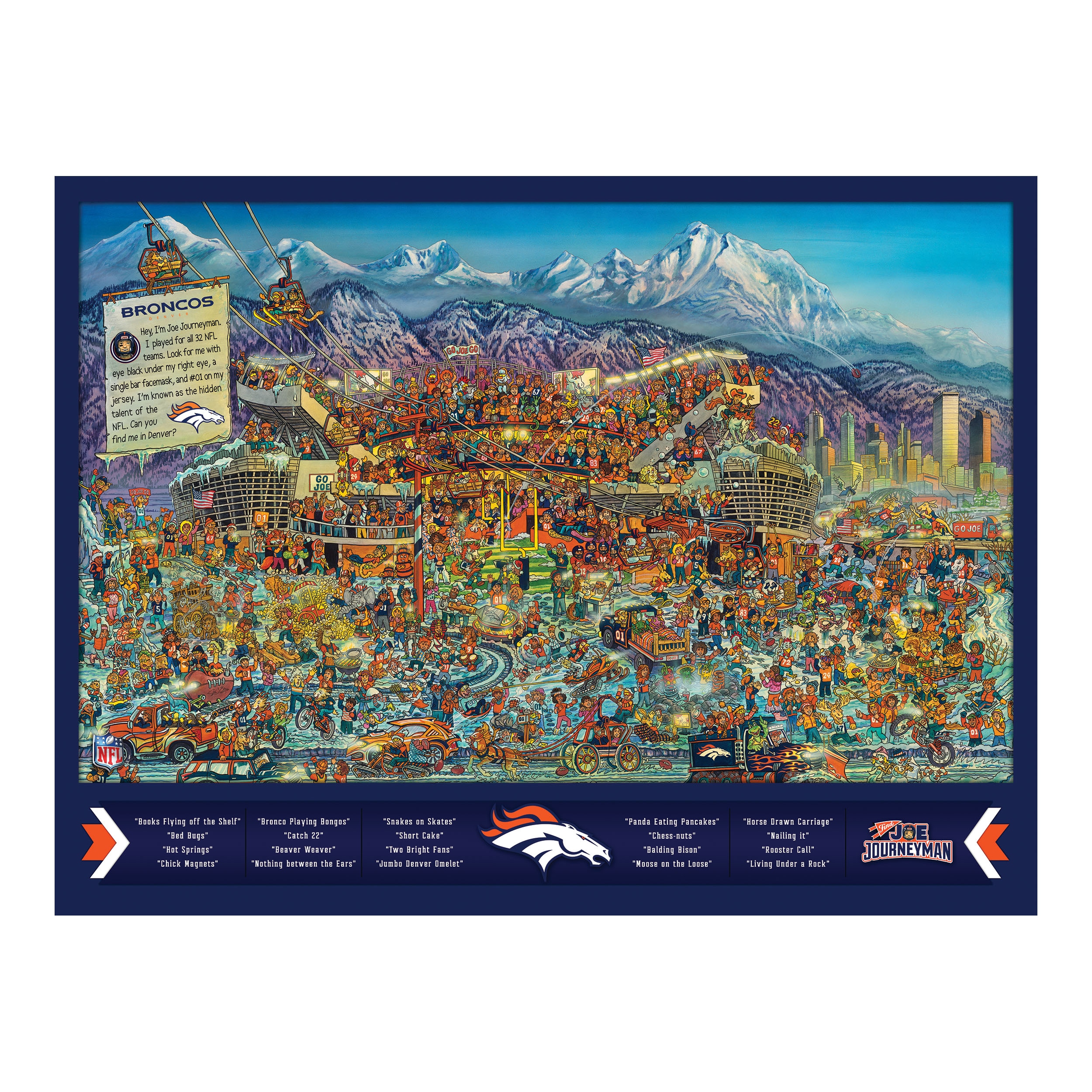 Las Vegas Raiders 500-Piece Joe Journeyman Puzzle