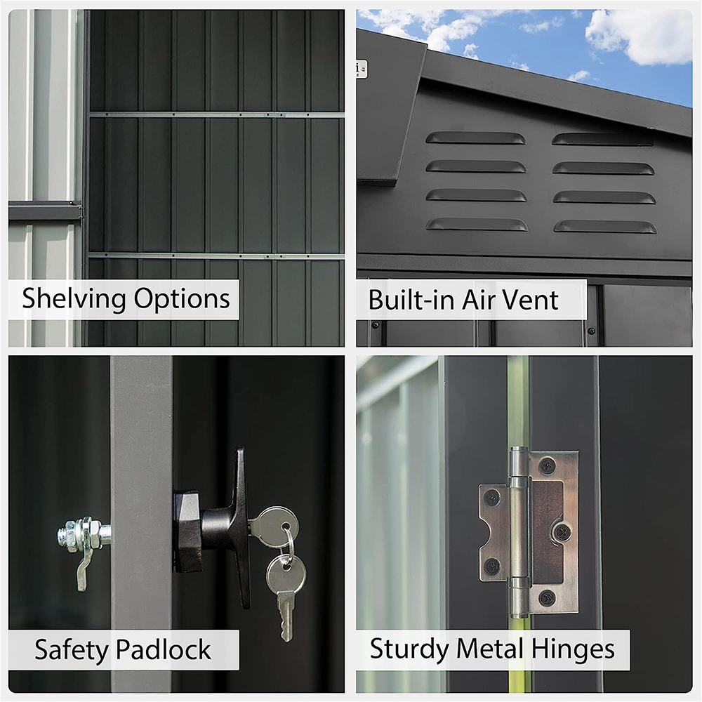 Topcraft GSH015 Metal-Storage-Buildings-Sheds - View #3