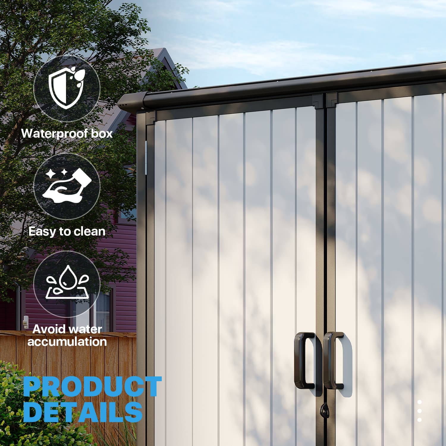 Sunmthink Z-MSD0503-30WH Vinyl-Resin-Storage-Buildings - View #6