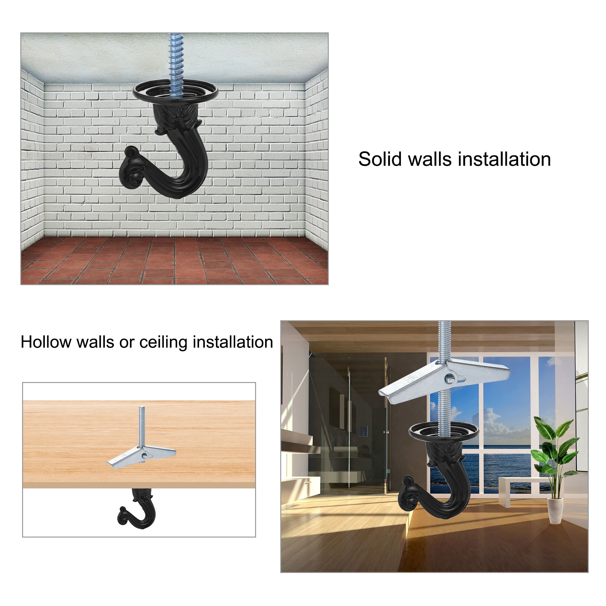 Unique Bargains S25120800UX4542 Utility-Hooks-Racks - View #5