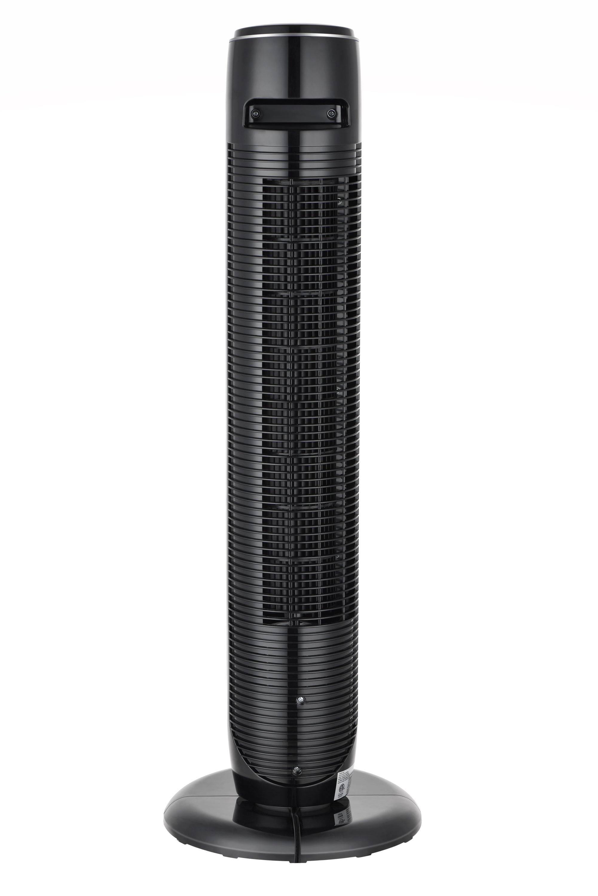Utilitech 36-in 3-Speed Indoor Black Oscillating Tower Fan with Remote in  the Portable Fans department at