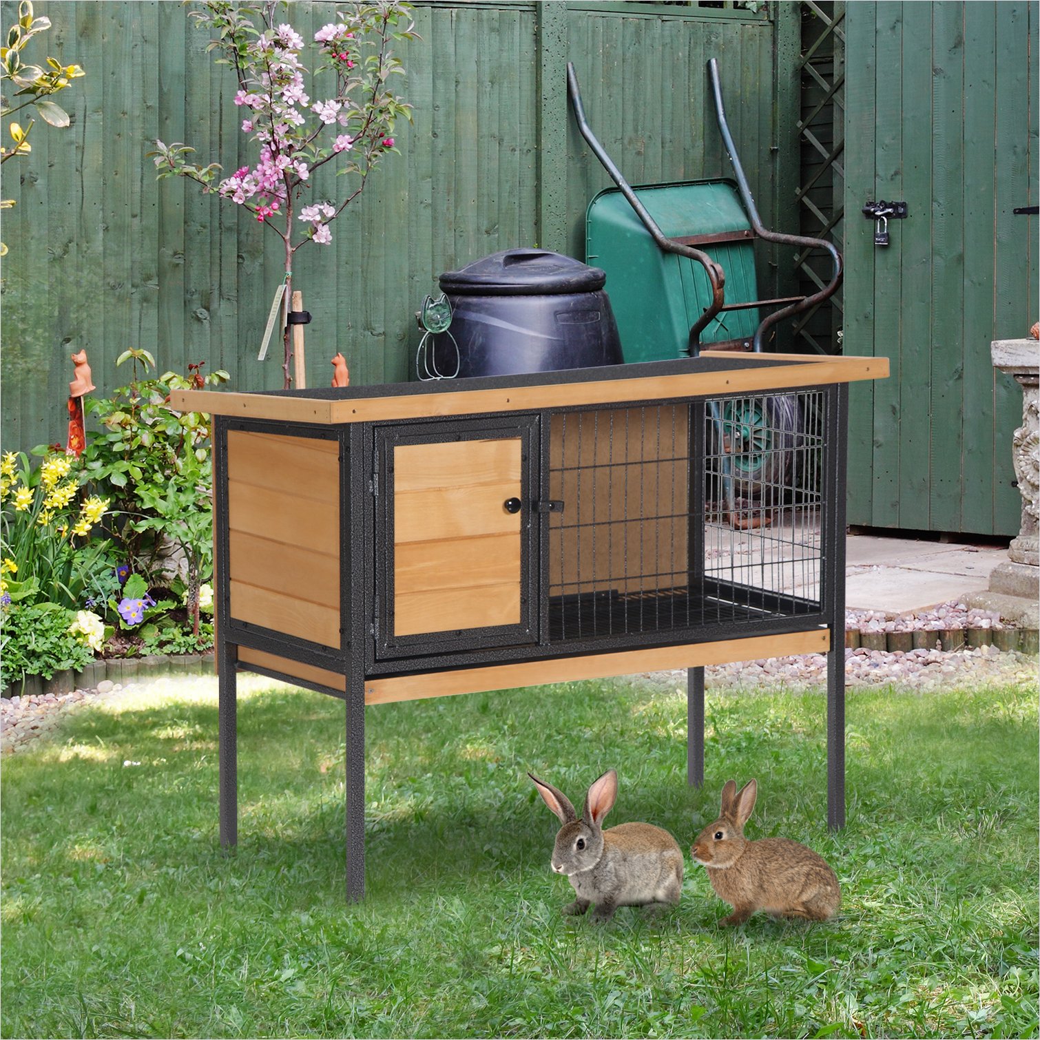 SunJet 0386Q4Y96ZL2 Chicken-Coops-Rabbit-Hutches - View #3