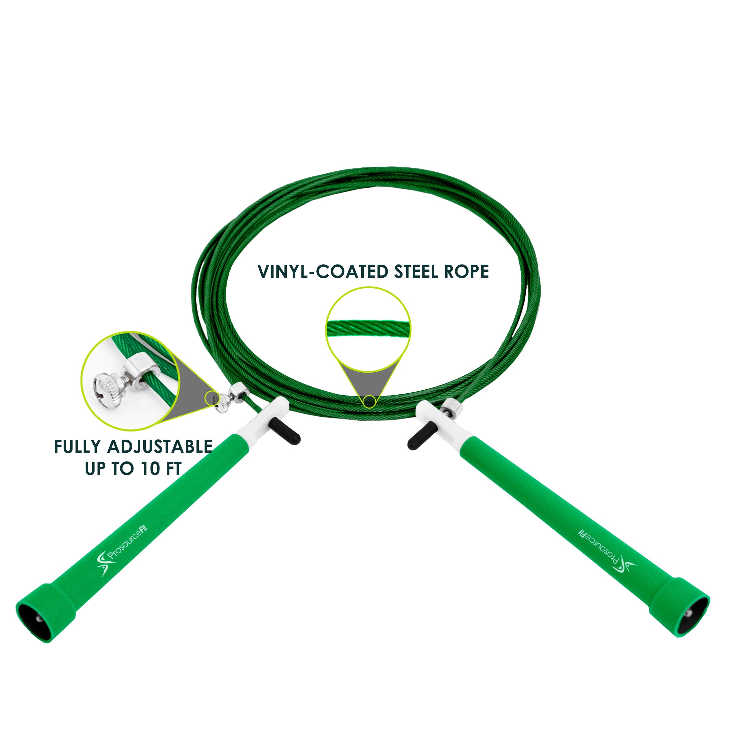 ProsourceFit PS1174GREEN Jump-Ropes - View #2