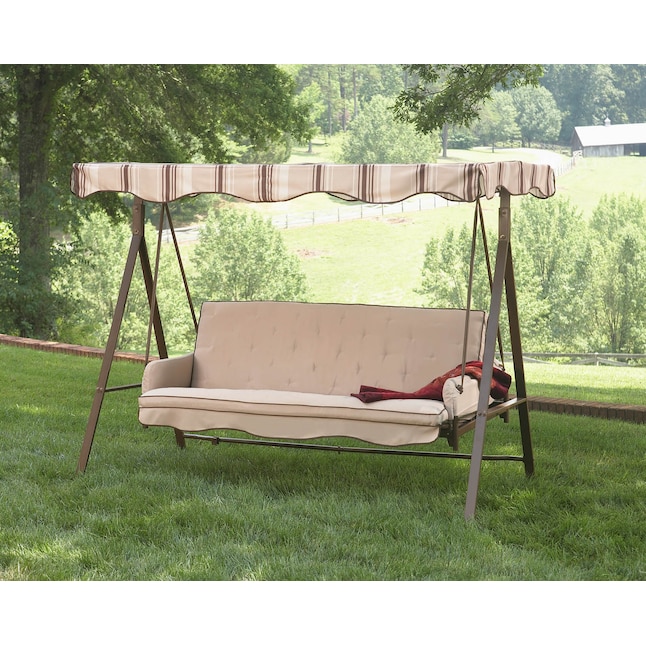 3 Person Steel Outdoor Swing At Lowes