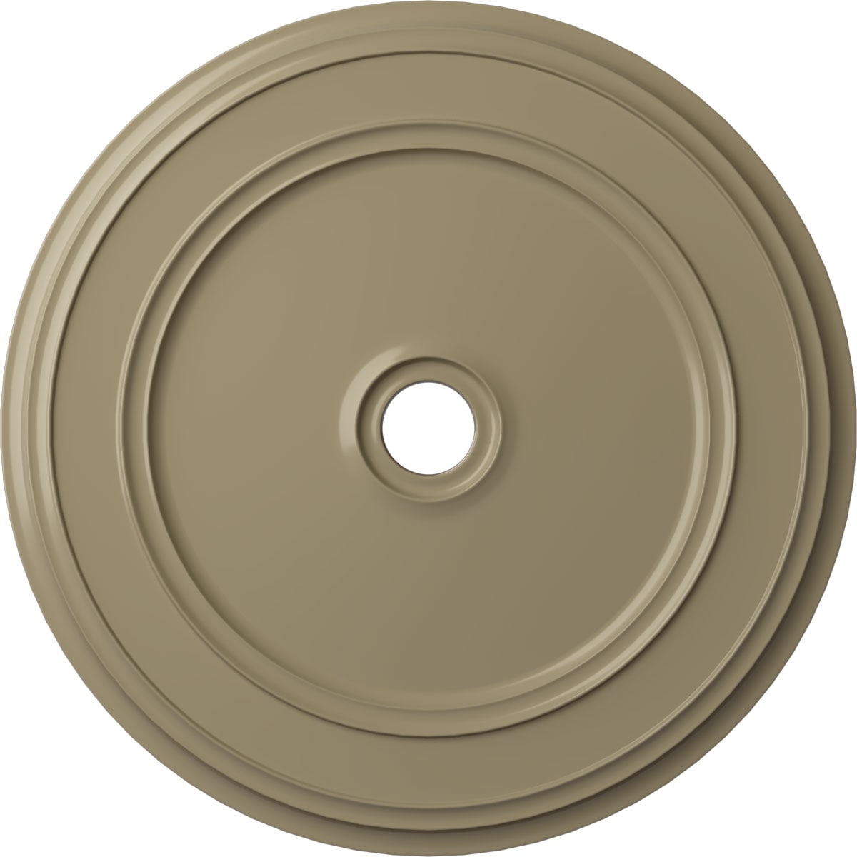 Ekena Millwork CM41CLGDF Classic 41.125-in W x 41.125-in L Painted Gobi Desert Polyurethane Whole Ceiling Medallion