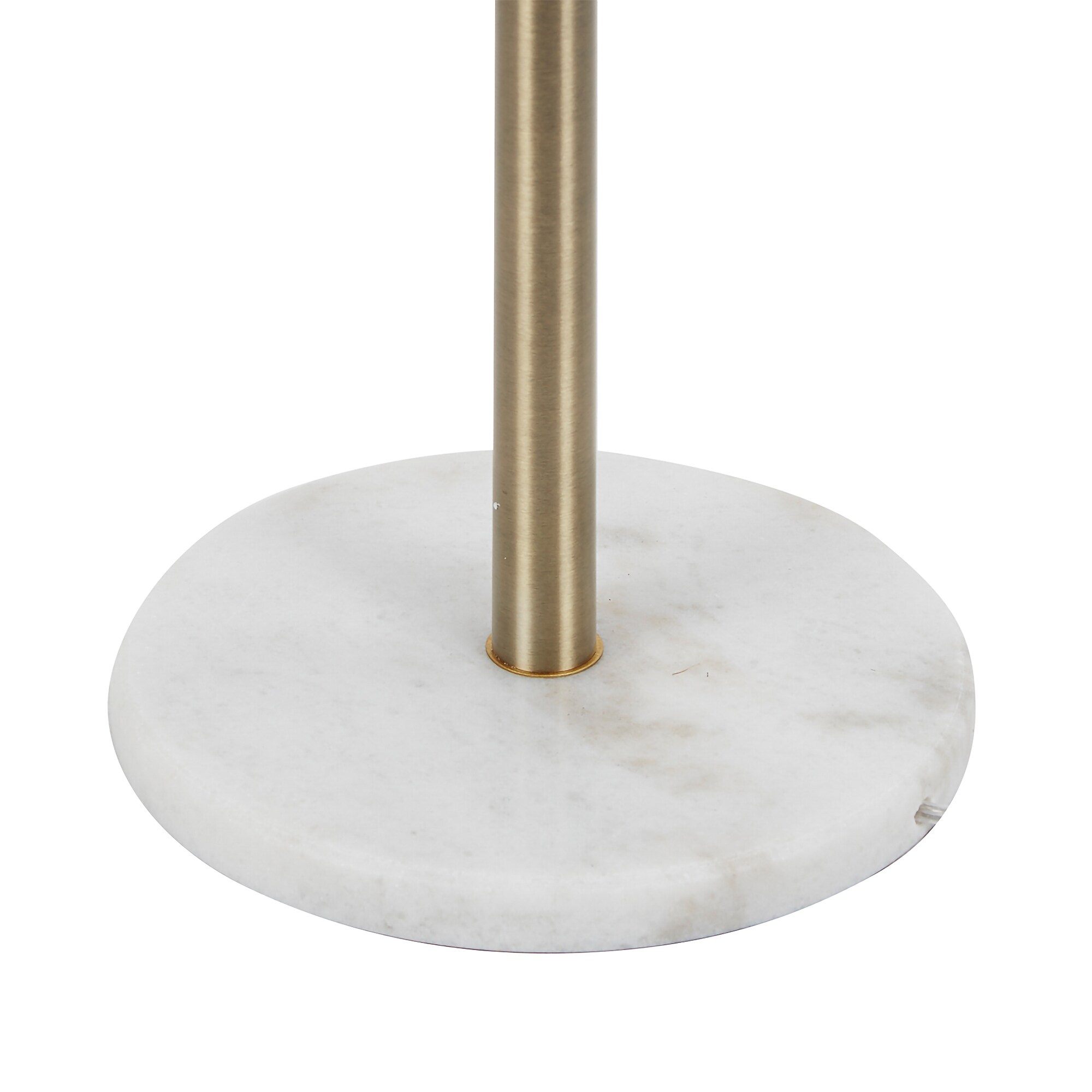 Decor Therapy Morris 62-in Brass and Marble Multi-head Floor Lamp at ...