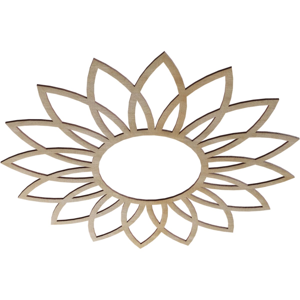 Ekena Millwork CMWP34X34X0375DAHI Ceiling-Medallions - View #2