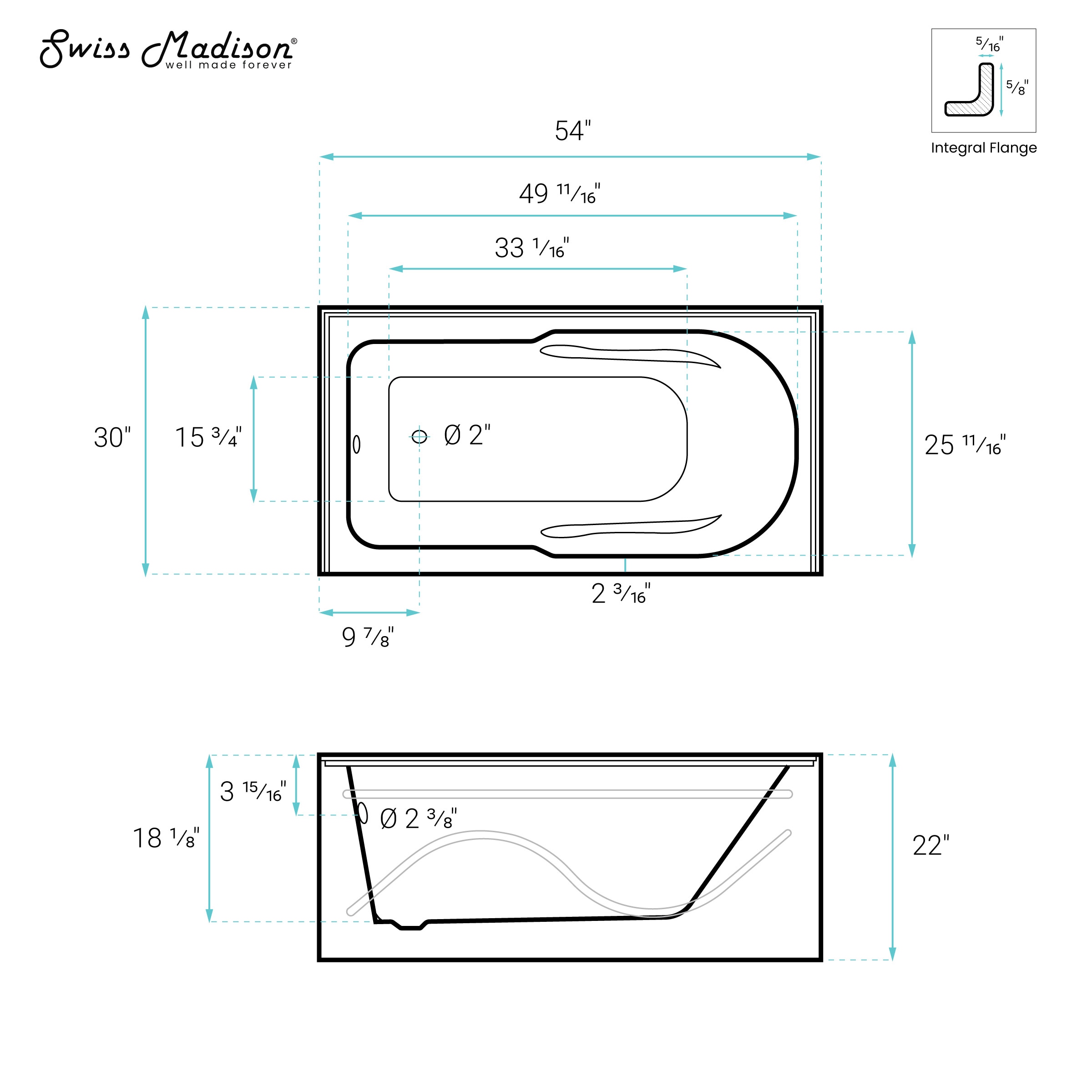 Swiss Madison SM-25-ABDIE03WH bathtubs - View #4