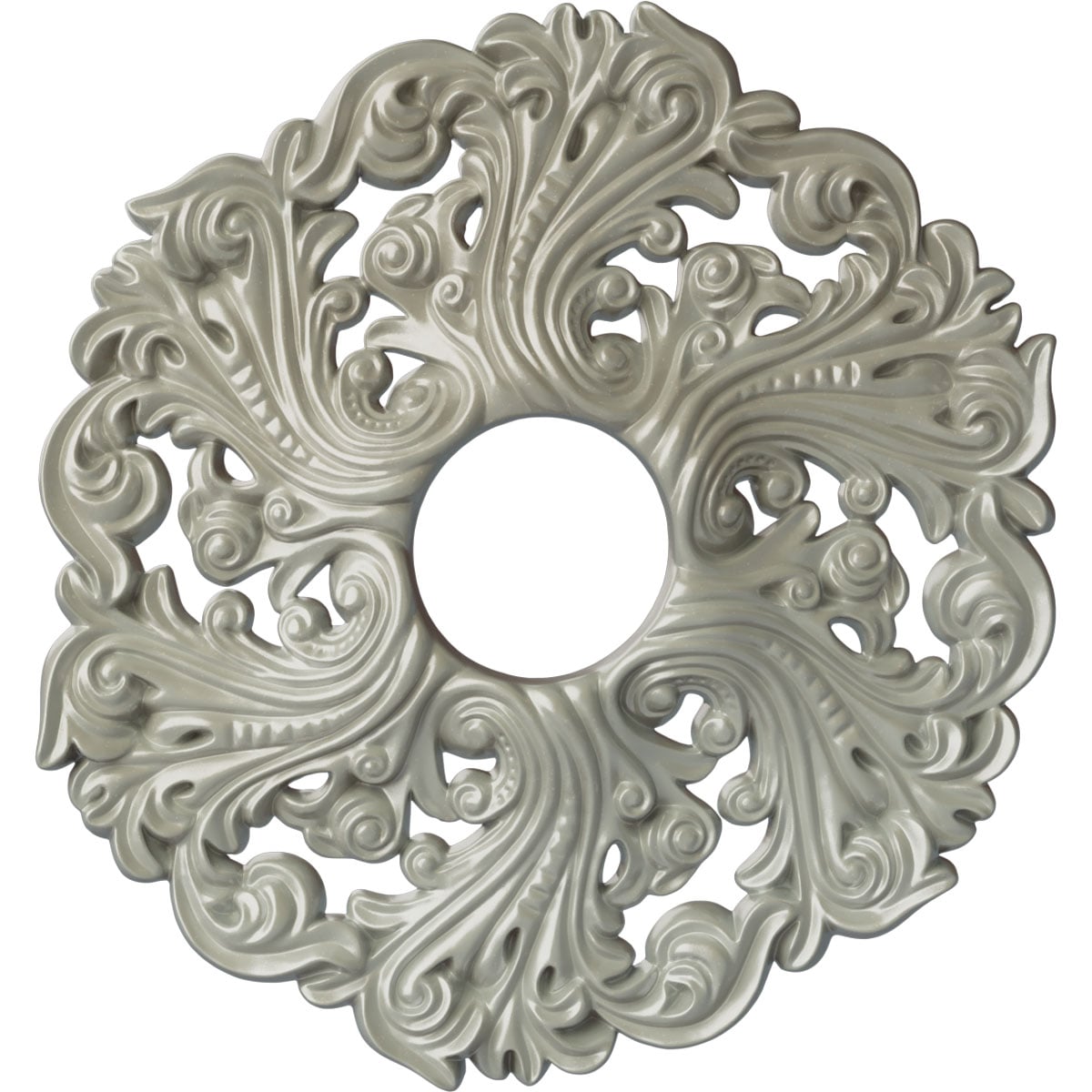 Ekena Millwork CM19ORFCS Orrington 19.625-in W x 19.625-in L Painted Flash Copper Polyurethane Whole Ceiling Medallion