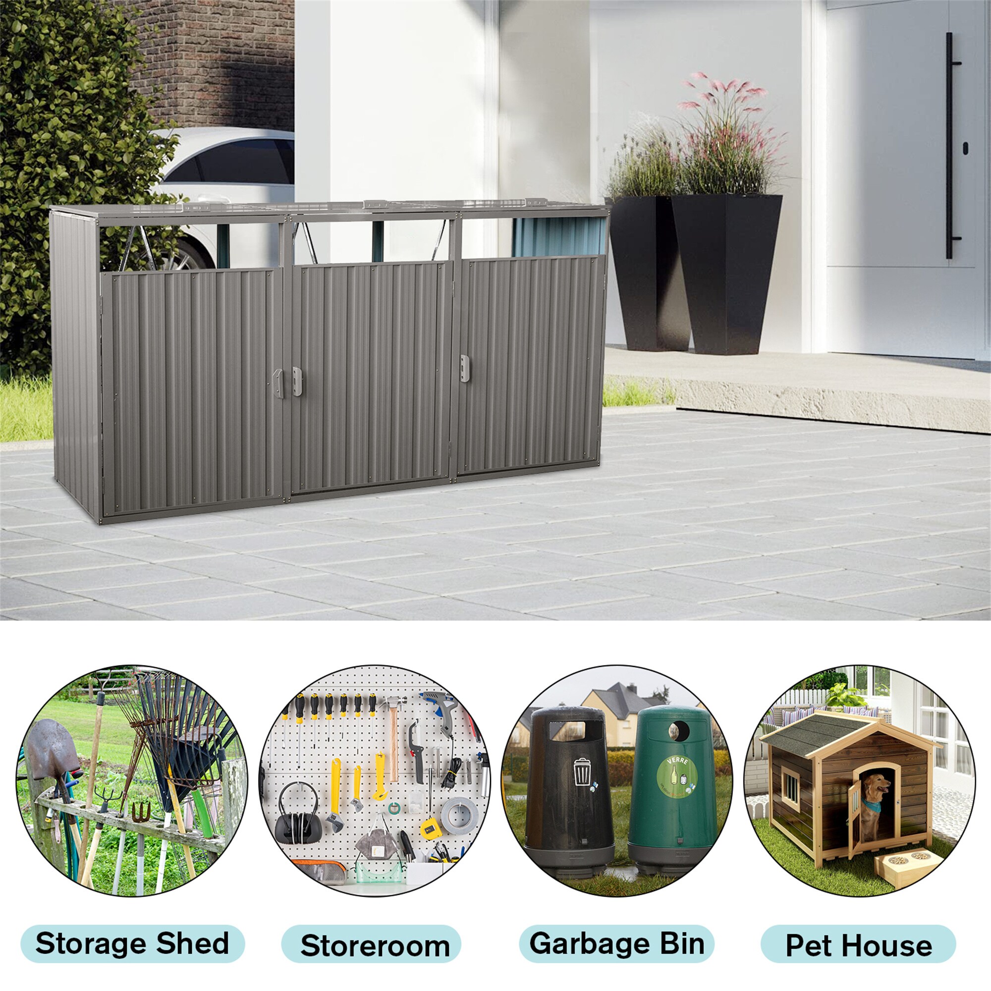BABOOM BOM-133641-OR Metal-Storage-Buildings-Sheds - View #6
