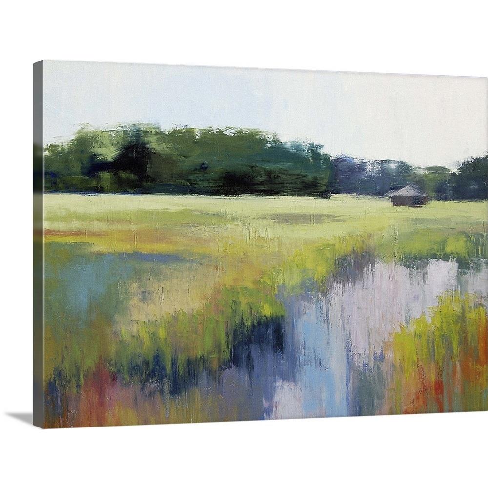 GreatBigCanvas 2325881-24-24X18 Clear Morning by Sabre Esler C 18-in H x 24-in W Abstract Print on Canvas