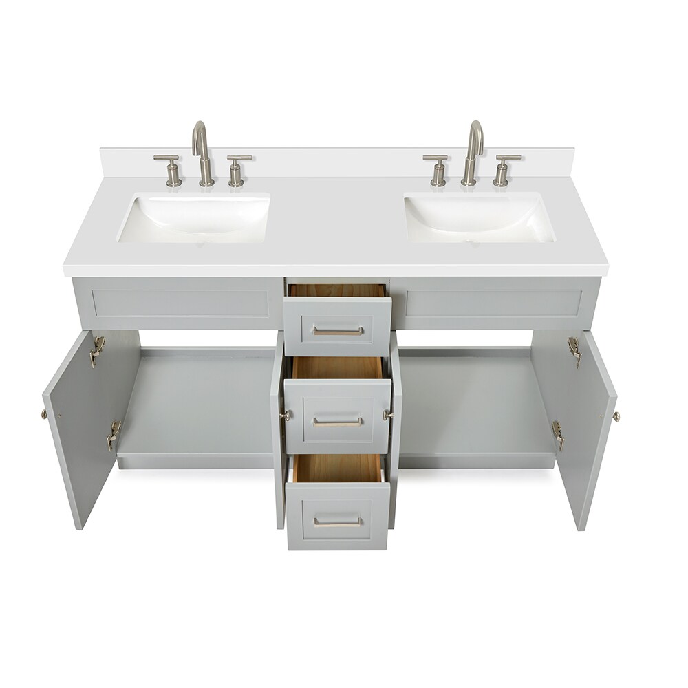 ARIEL F061DWQRVOGRY Bath-Vanity-Combo - View #6