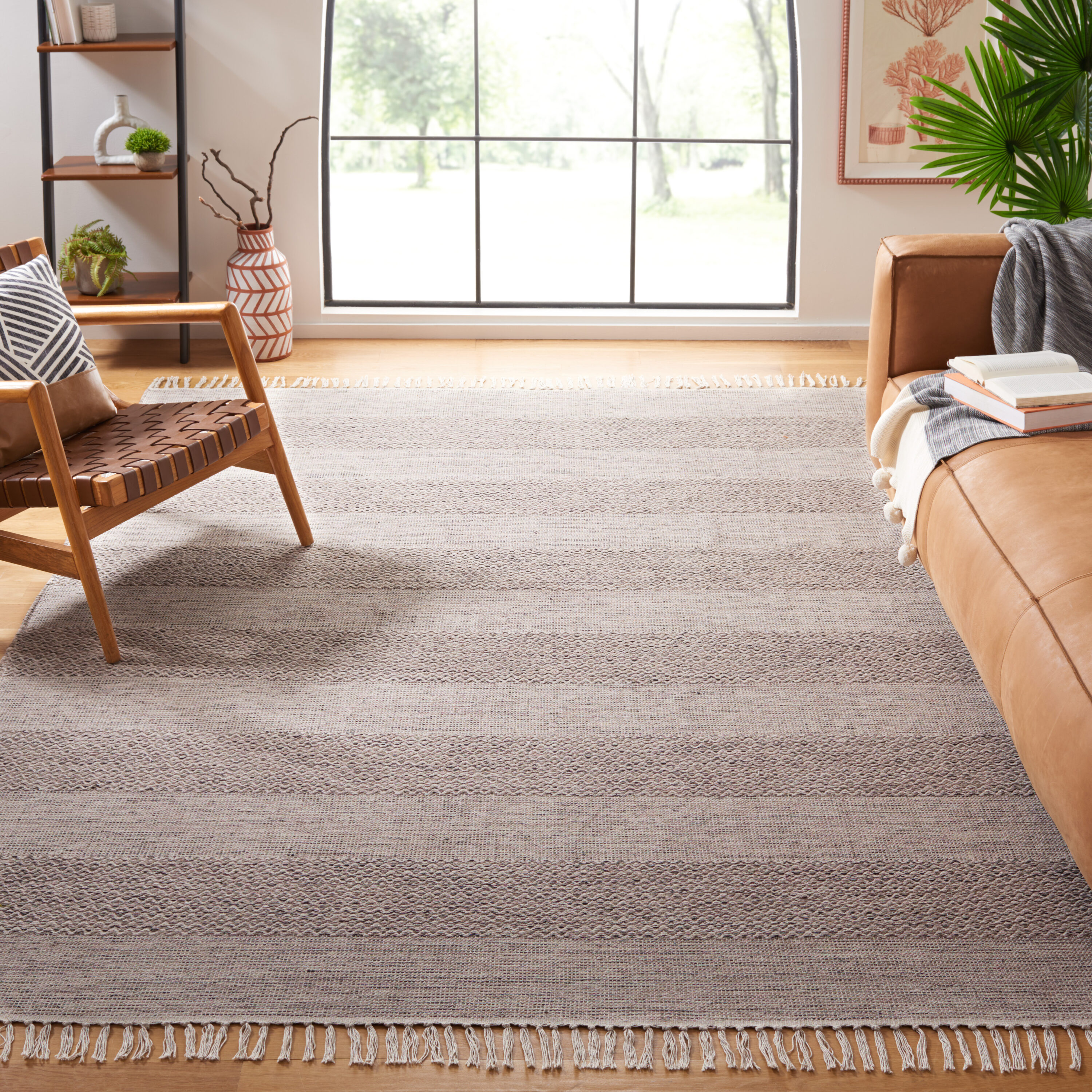  Montauk 330 Ivory/Steel Gray Contemporary 9ft x 12ft Large Rectangle Rug