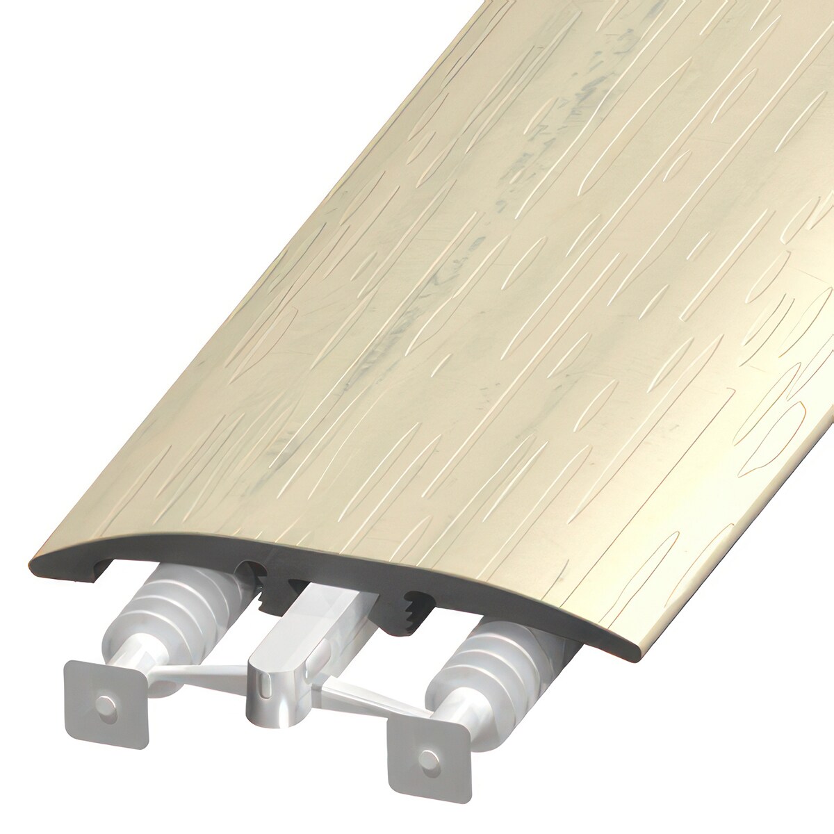 Versatrim SLT-118512 P32 Marmoleum Click Seal Marmoleum Click Seal color Sandy Chalk 0.25-in T x 2-in W x 94-in L PVC 3-in-1 T-moulding/Reducer/Endcap