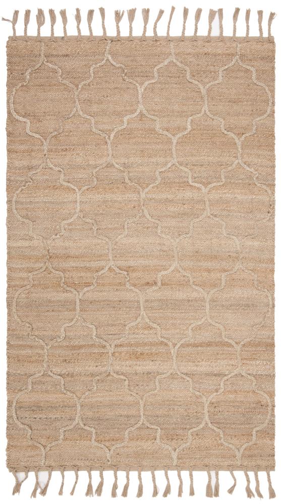 Eco-Friendly Handwoven Jute Rug - Natural 5' x 8'