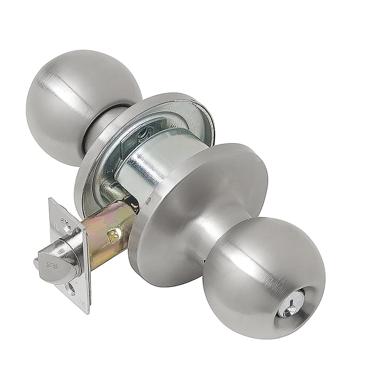 Tell Manufacturing KT2100 Empire Satin Stainless Steel Interior Keyed Entry Door  Knob in the Door Knobs department at