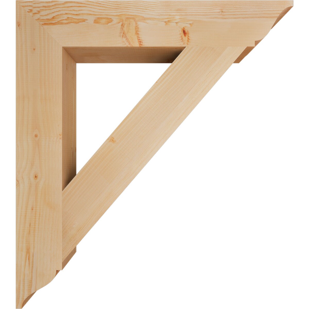 Ekena Millwork BKT06X36X40TRA01SDF Exterior-Brackets-Braces - View #3