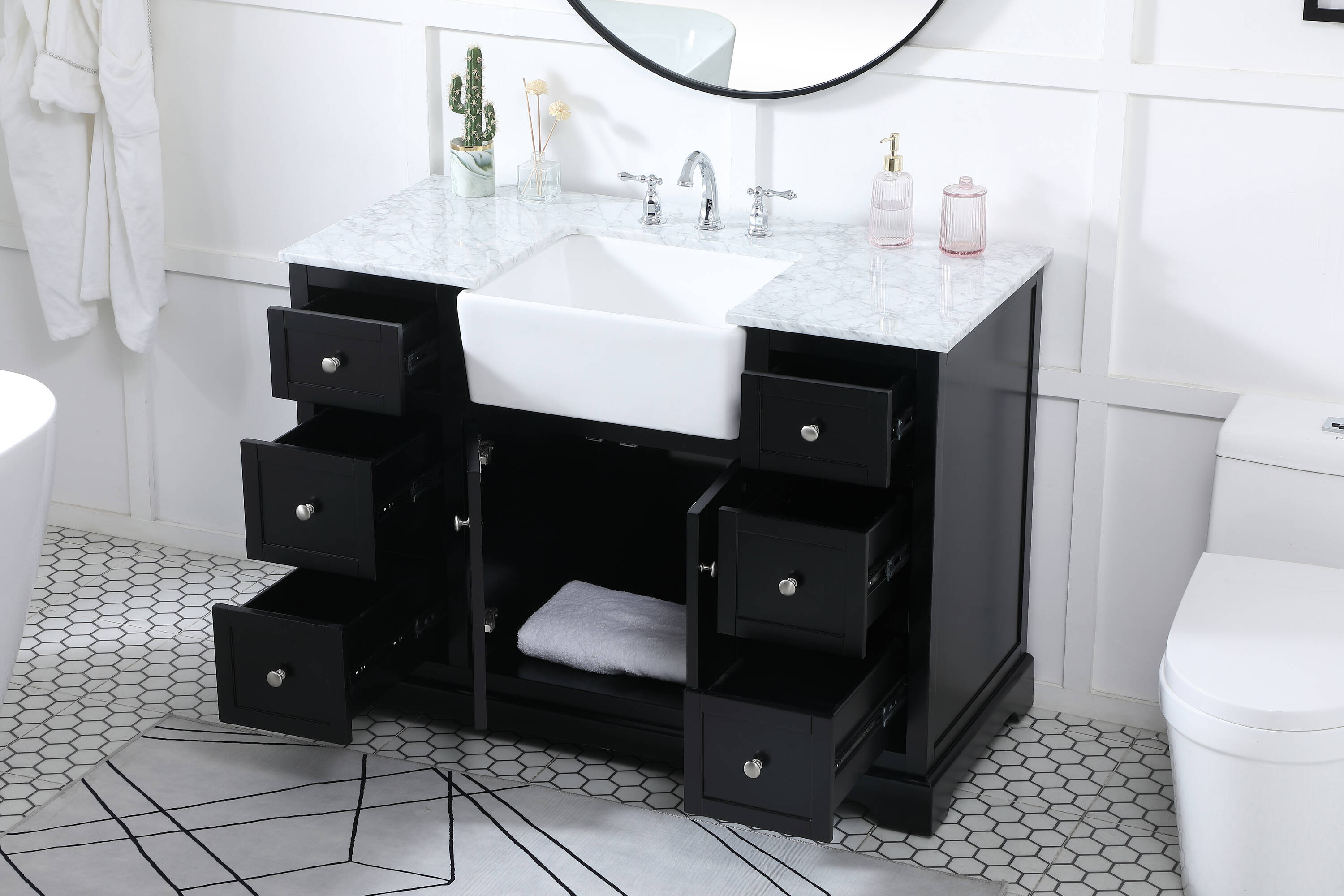 Elegant Decor HF180744BK Bath-Vanity-Combo - View #4