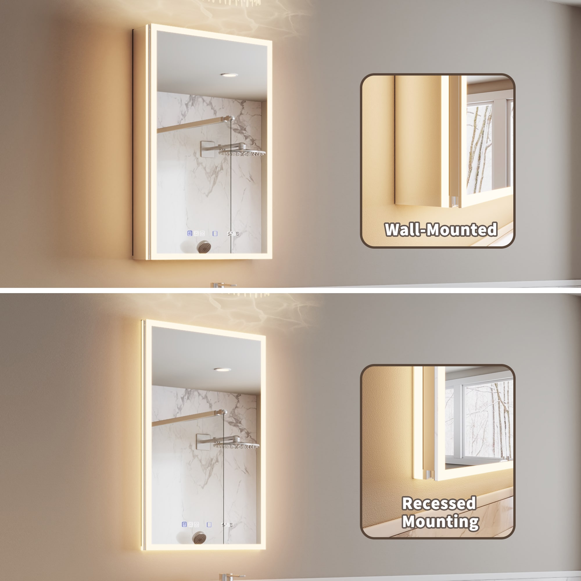 ExBrite W7MC3636 Bathroom-Medicine-Cabinets - View #14