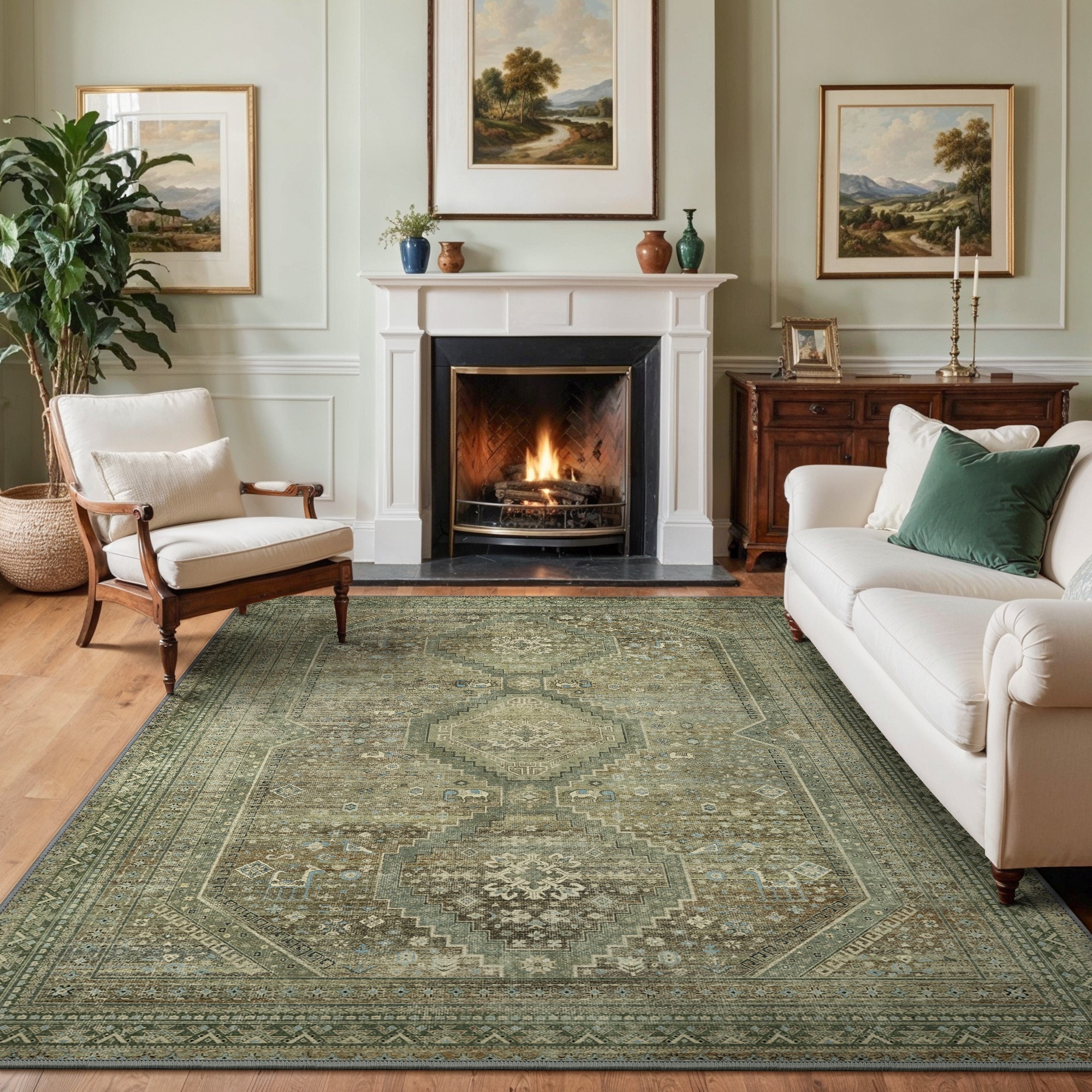 BAVNI AR1007-SAGE-5X7 rugs - View #4