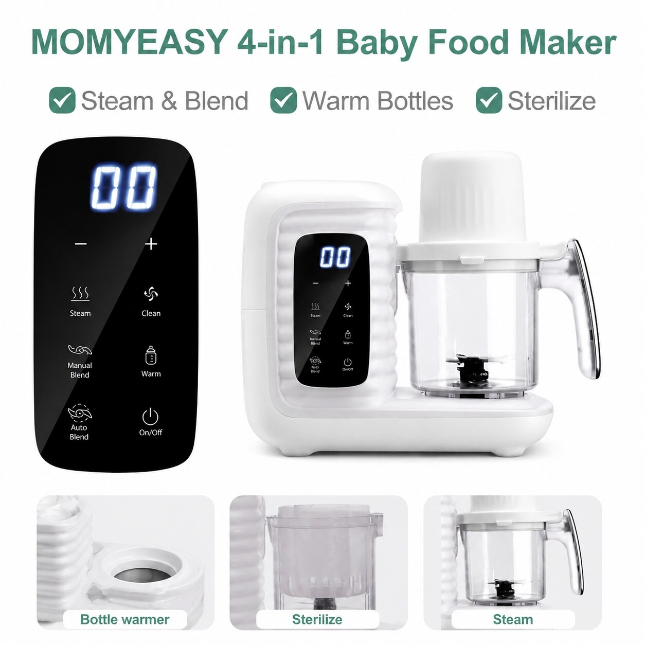 Aoibox LAB98XRP Baby-Food-Makers-Bottle-Warmers - View #3