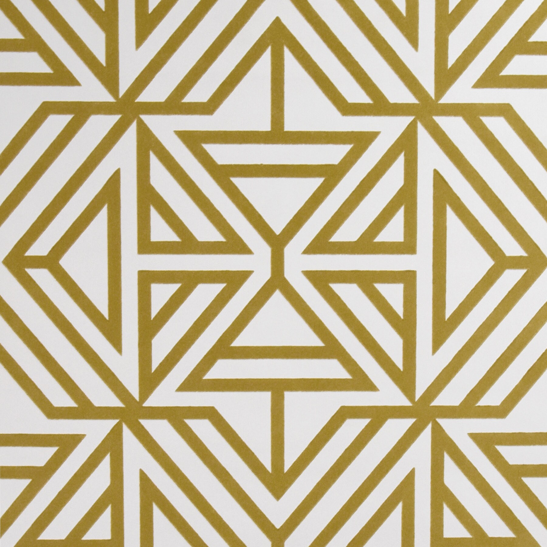A-Street Prints 2902-87330 Theory 56.4-Sq. Feet Mustard Non-woven Geometric Unpasted Wallpaper