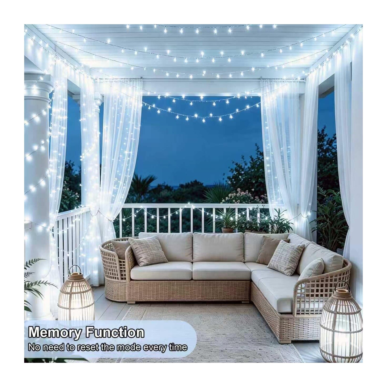 Phewnyzo LPW0821W132 Christmas-String-Lights - View #4