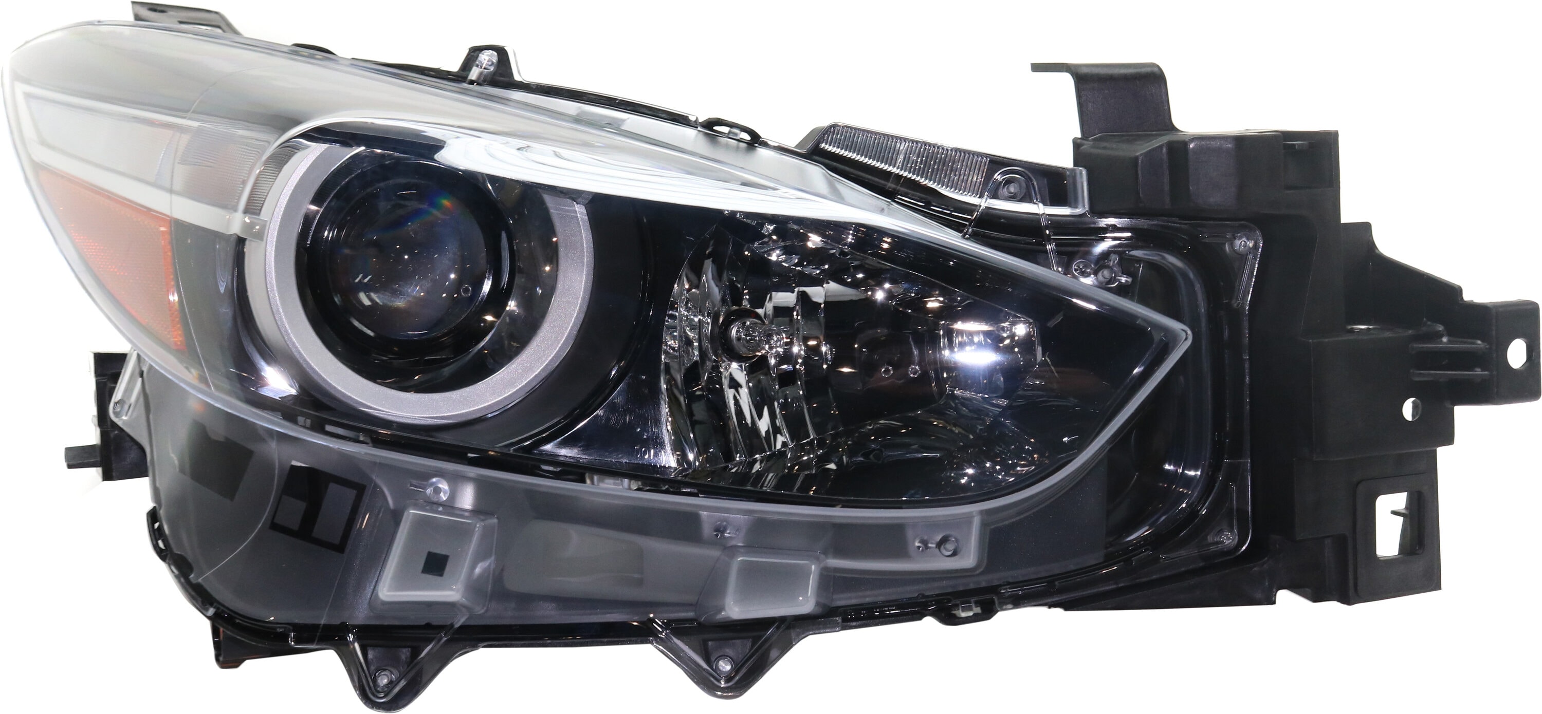 Garage-Pro JCWRM10010015GP Headlight Compatible with Mazda 3 2017-2018 Passenger Side Assembly Halogen Hatchback/sedan Mexico Built