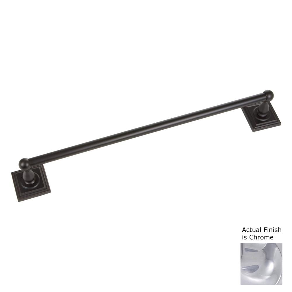 Delaney Hardware 521246K 700 Series 24-in Chrome Wall mount Single Towel Bar