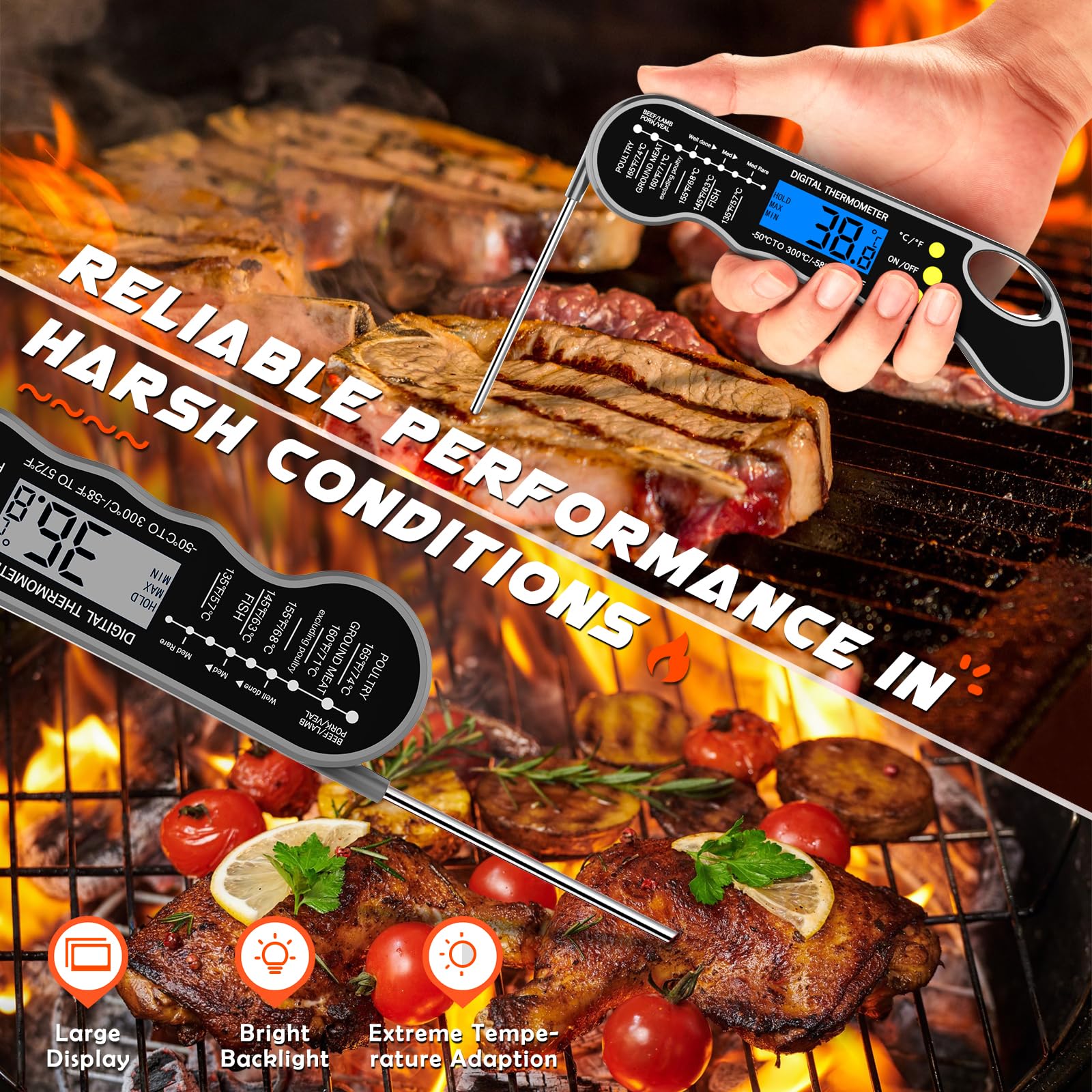 KIWDZFU LKI0824A0344 Meat-Thermometers - View #2