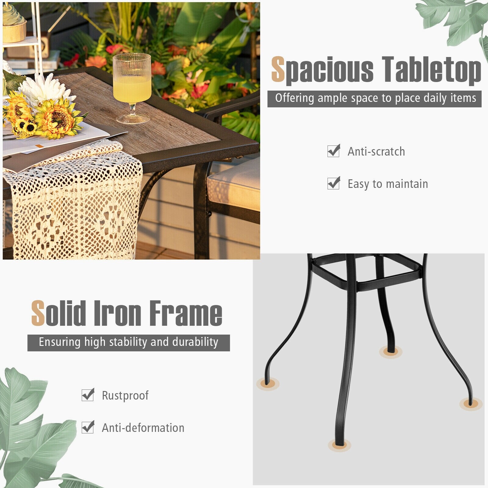 Forclover HYFE-10107 Patio-Tables - View #3