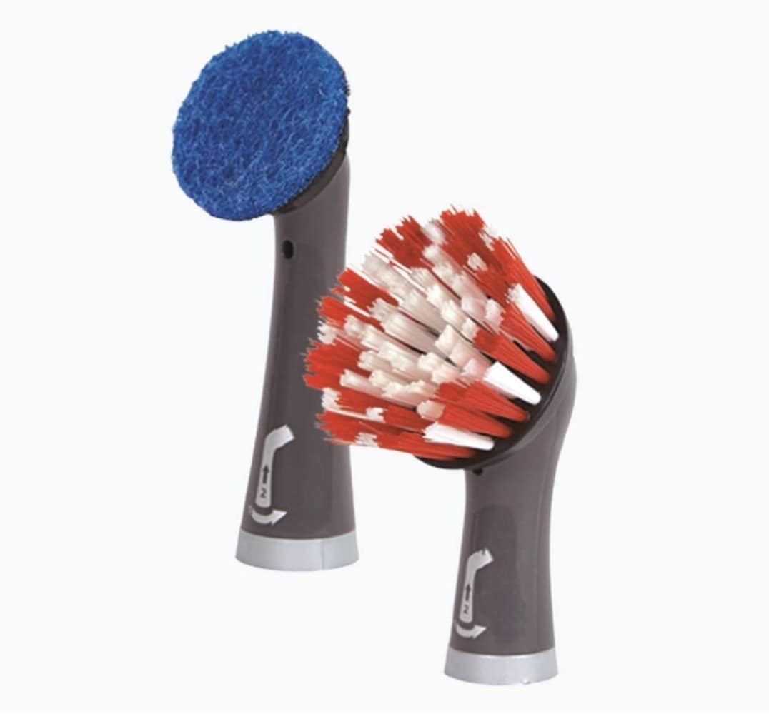 NEW Sonic Scrubber Power Cleaner Brush Heads Kitchen Cleaning Tool
