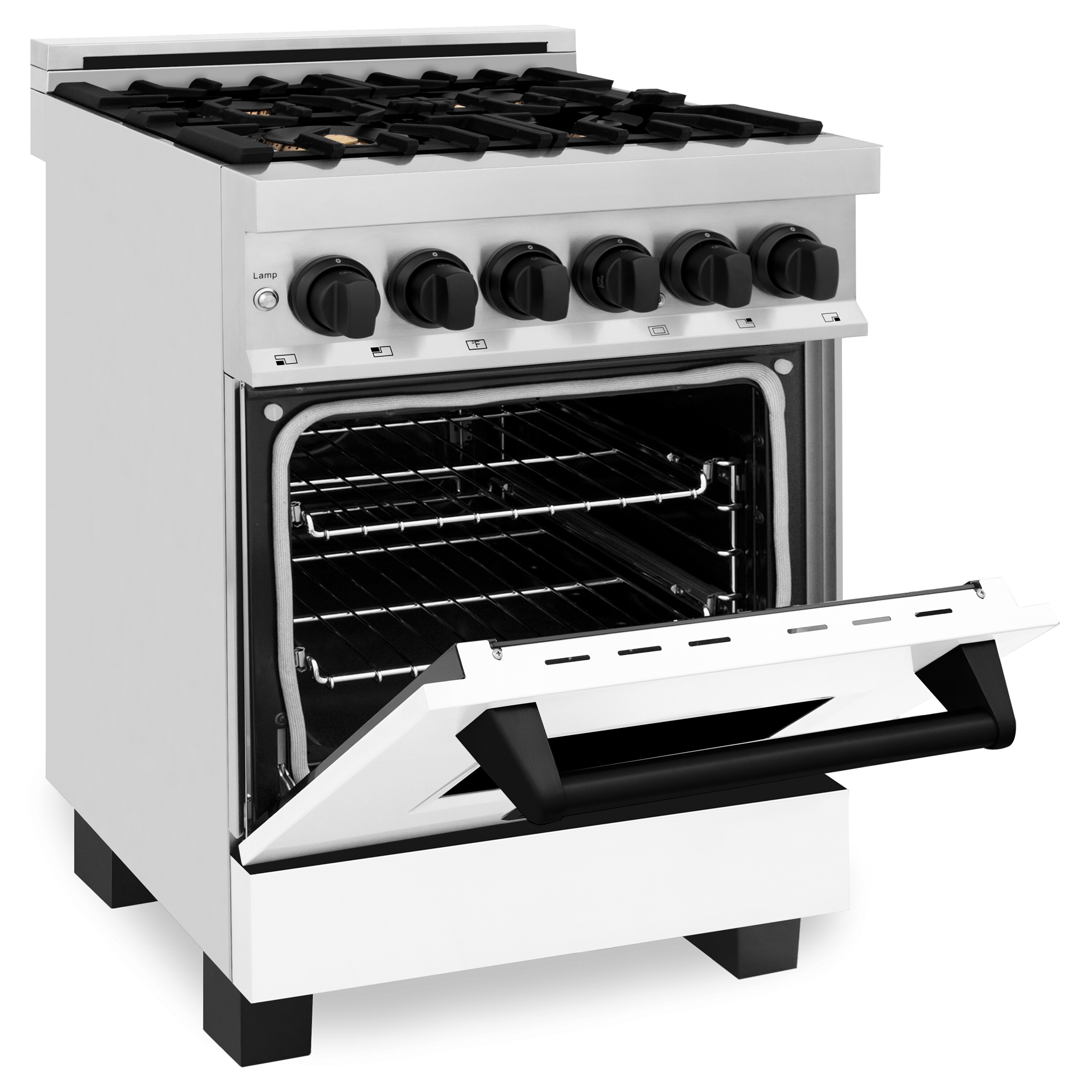 ZLINE KITCHEN & BATH RAZ-WM-24-MB Dual-Fuel-Ranges - View #6