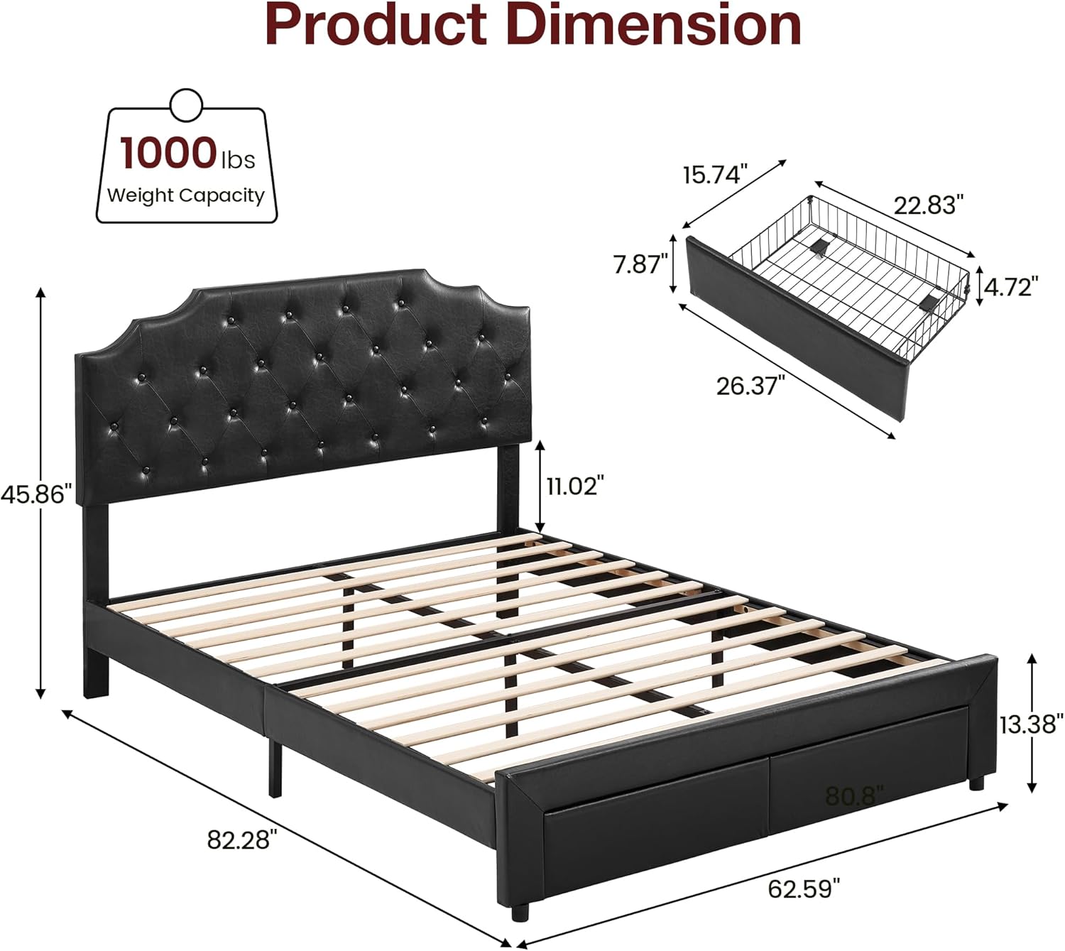 Qeetex LHF-BED-PHO-108DYOAV beds - View #3