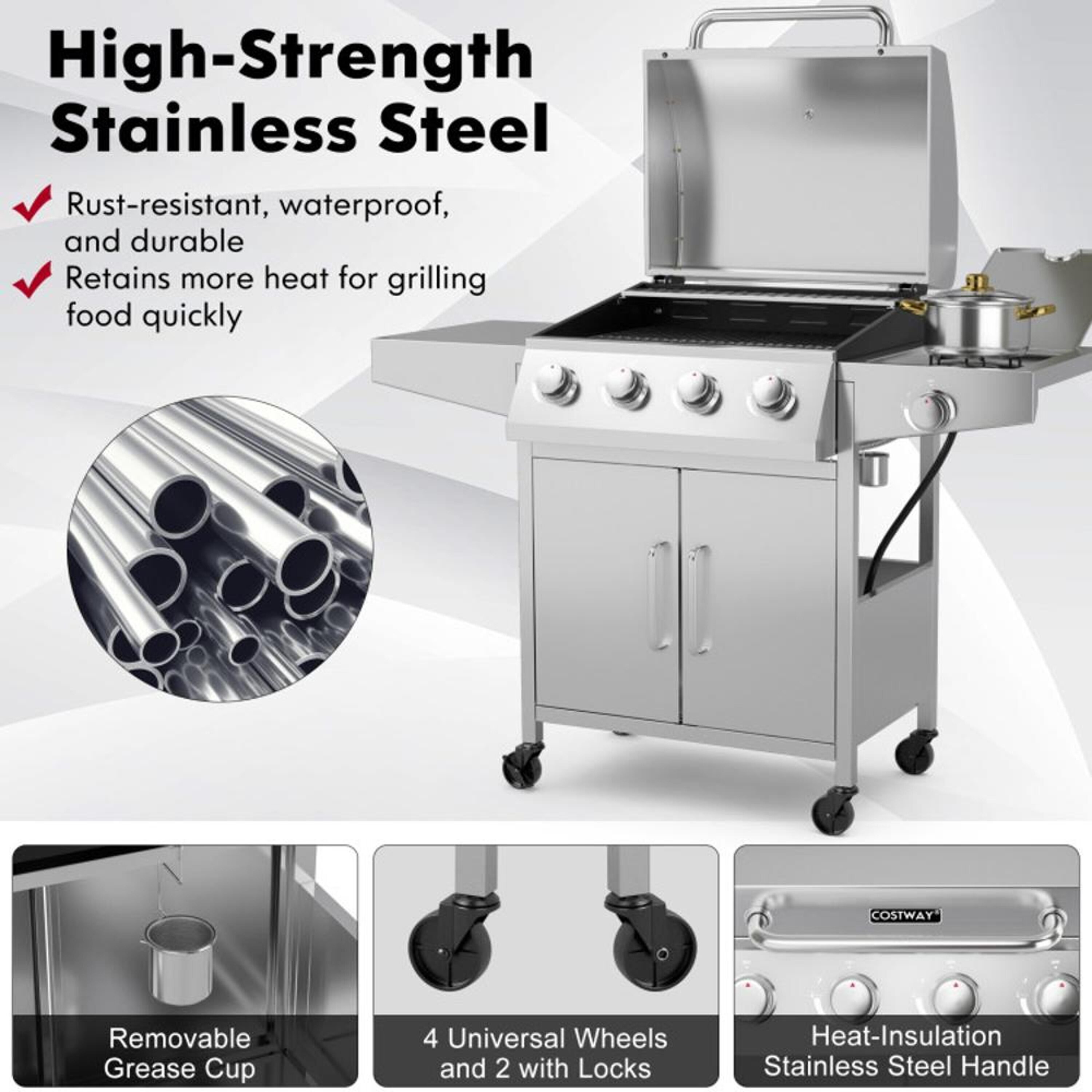 BABOOM BOM-8US-SL-CO Gas-Grill - View #6