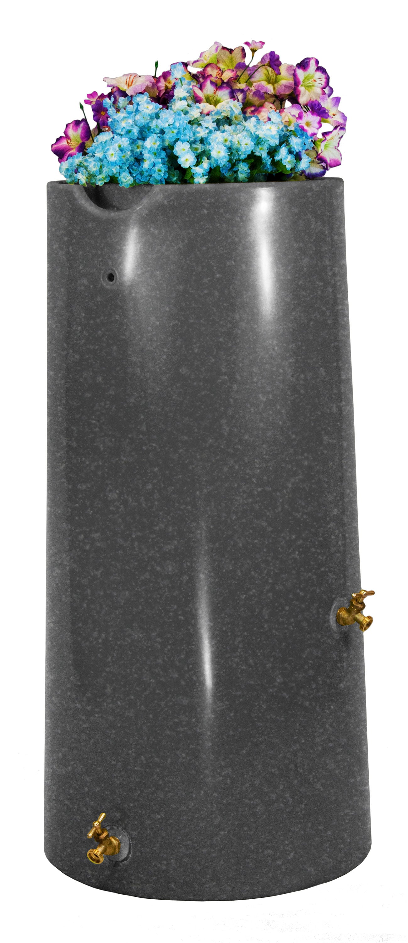 Good Ideas IMP-R50-DAR 50-Gallon Gray Plastic Rain Barrel Spigot