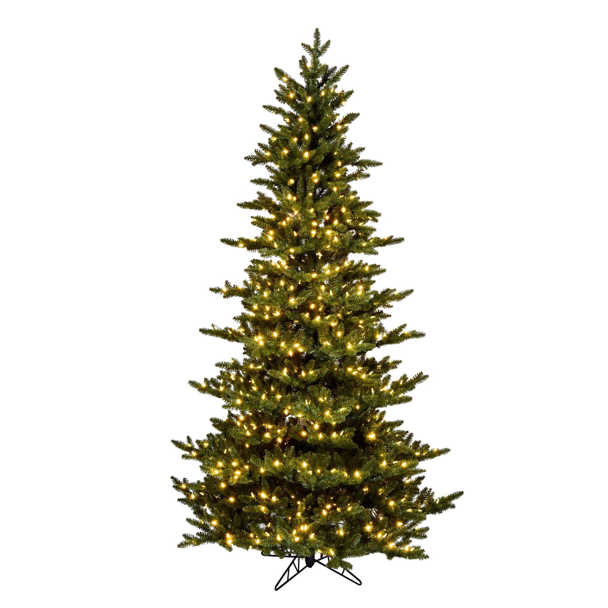 Vickerman K194176LED 7.5-ft Fir Pre-lit Artificial Christmas Tree with White LED Lights