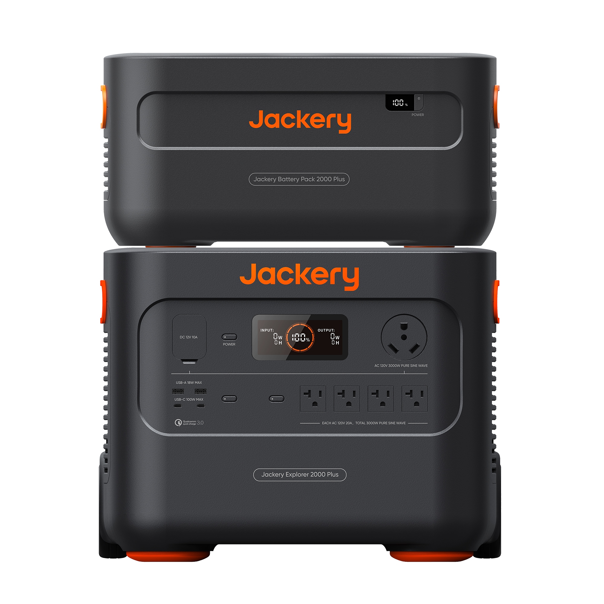 Jackery Explorer 2000 Plus (Expand to 4086Wh) 3000-Watt Portable 
