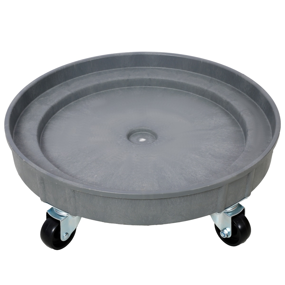 KEOKLE Heavy Duty Plastic Drum Dolly 900 lb Capacity 5 Swivel Casters Wheel for 30 and 55 Gallon Barrels #W465P189963
