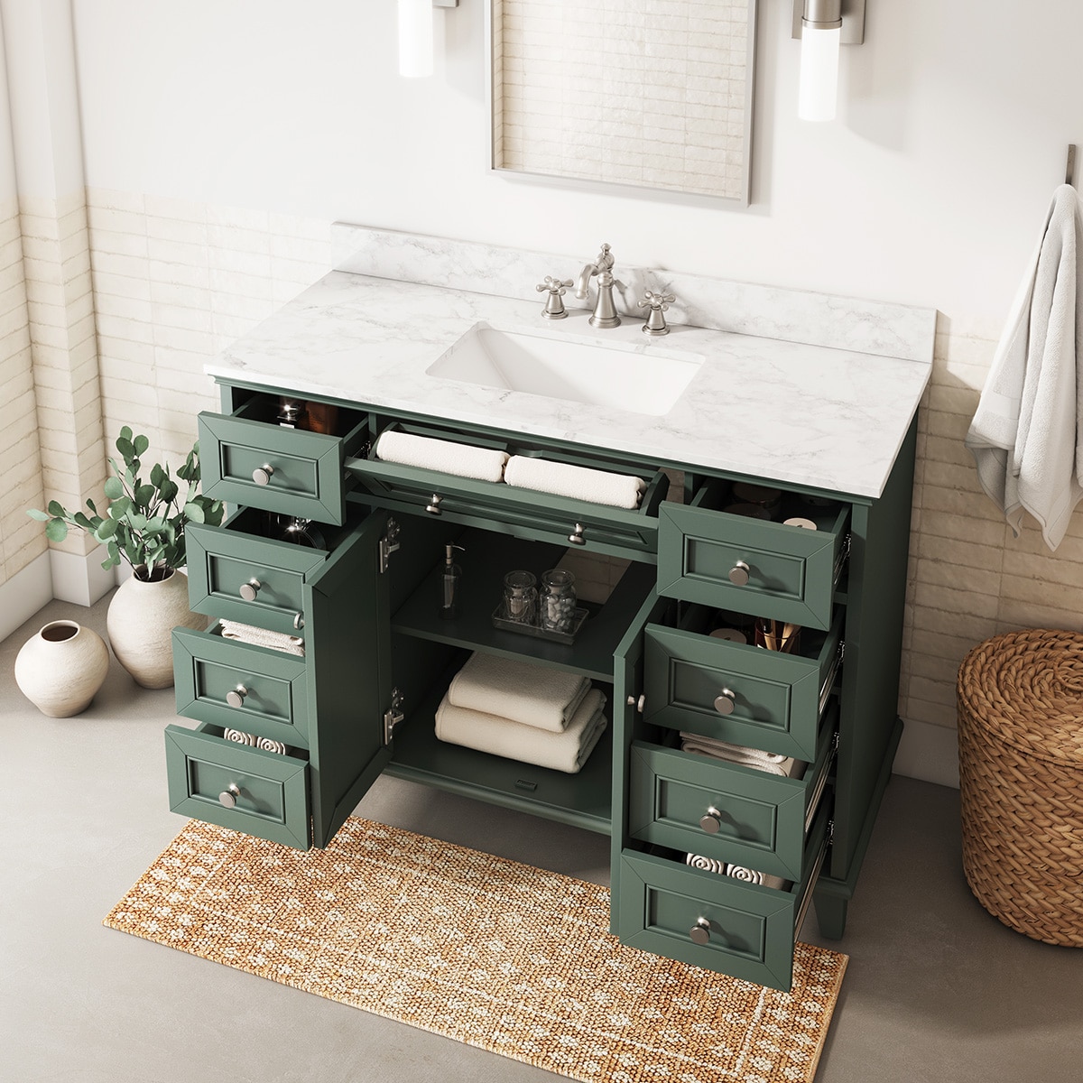 allen + roth LOWE48VPN Bath-Vanity-Combo - View #5